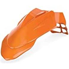 Orange Motorcycle Accessories Acerbis Supermoto Front Fender, orange for Men