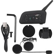 Intercom motorrad bluetooth kommunikationssystem ik6 headset wireless Schwarz