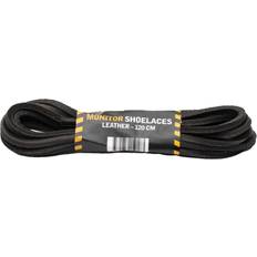 Snørebånd sort læder 120cm, pk/5 7330077159183