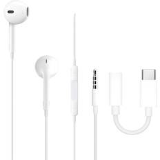 Dacota Platinum EARBUDS 3,5MM USB-C-ADAPTER IN-EAR-HÖRLURAR