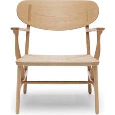 Carl Hansen & Søn CH22 Oiled Oak Chord Natural Fåtöljer Loungestol