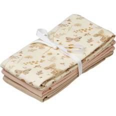 Leinen Babynester & Decken Cam Cam Copenhagen Mulltuch 3er Pack Mix Butterflies, Coral, Latte beige