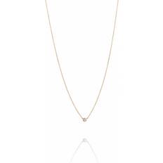 Efva Attling Crown & Stars Halskæde 0.30ct Guld