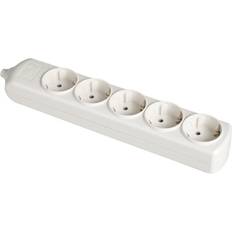 5-stiks bundkort uden tænd/sluk-knap 8005 3500 W 250 V 16 A
