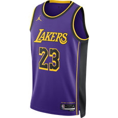 NBA Maglie da gioco Jordan NBA LA Lakers James #23 Swingman Jersey, Purple