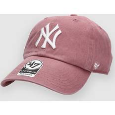 47 Brand Gorra de béisbol New York Yankees Clean Up No Loop Label - Rose