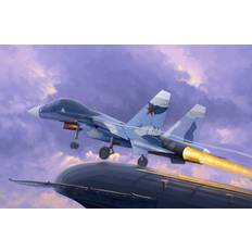 Maquettes Trumpeter Russian Su-33ub Flanker D 1:72e