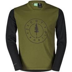 Scott Biciclette per bambini Scott Trail Flow 10 DRI Bambino Maglia Bici Verde
