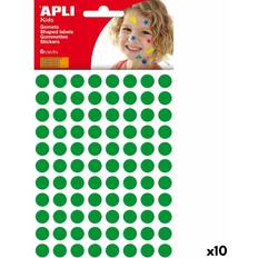 Apli Stickers Kids Gomets Green Circular