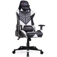 Lumbar Cushion Gaming Chairs GTFORCE Pro ST Reclining Sports Racing Gaming Chair White