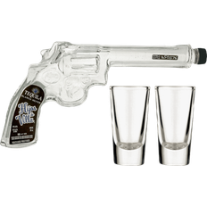 Hijos De Villa Blanco Tequila Pistol 40% 20 cl. 2 Shotsglas Gaveæske