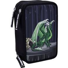 Green Dragon Triple Pencil Case