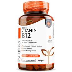 Nutravita Vitamin B12 1000mcg 365 High Strength Max Strength B12