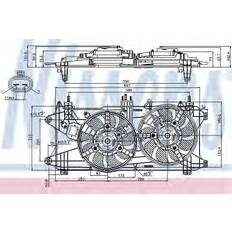 Termosifoni Nissens Lüfter Motorkühlung 85689