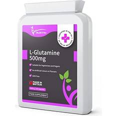 MultiVita L-Glutamine 500mg Not Tablets Pure Amino Acid No Fillers Premium 90 pcs