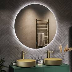 Round Backlit LED Heated