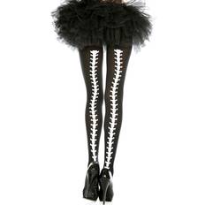 Horror-Shop Wirbelsäulen Strumpfhose für Halloween