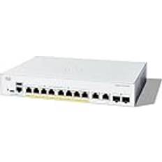 Cisco Interrupteurs Cisco Catalyst 1300-8P-E-2G 8 Ports Manageable PoE+ L2