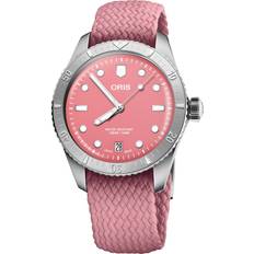 Pink - Unisex Watch Straps Oris Divers Heritage 1965 38mm Pink Fabric