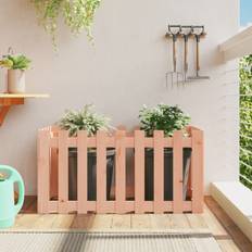 Vasi, Piante e Coltivazione vidaXL Fioriera Rialzata Giardino Recinzione 100x50x50 cm Legno Douglas 50x50x50cm