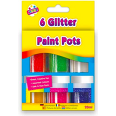 Artbox Glitter Paints 6 Assorted