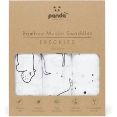 Panda Bamboo Baby Muslin Square White 0-18 m