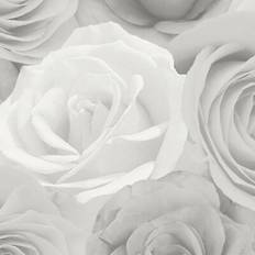 Wallpapers Muriva World Of Wallpaper Melany Rose Wallpaper Grey Af0014-Bur
