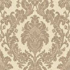 Wallpapers Albany Belgravia Décor Ciara Damask Soft Beige Wallpaper