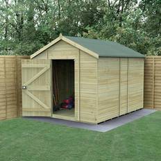 Outbuildings Forest Garden 8' Timberdale 25yr Guarantee Tongue & Groove Treated Windowless Apex