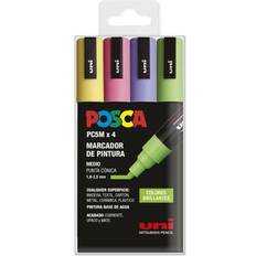 Posca Kuglepenne Posca Sæt markører PC-5M Bright 4 Dele