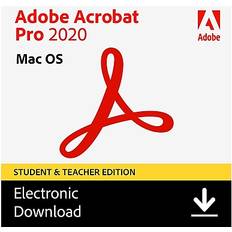 Adobe Acrobat Pro 2020 Software for Mac, Student & Teacher Edition, Download