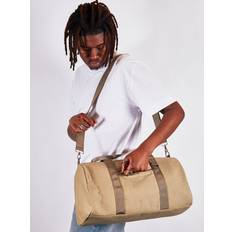 Green - Women Weekend Bags SVNX Cotton canvas weekend bag bag with front pocket in bay leaf Olive One Size