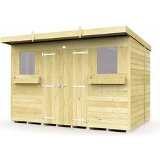 Outbuildings 7ft Pent Summer Shed Wood