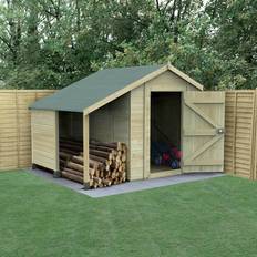 Outbuildings Forest Garden Timberdale 25yr Guarantee Tongue & Groove Treated Windowless Apex