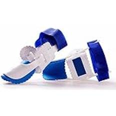 Health Aquarius Orthopedic Foot Bunion Corrector And Straightener, White And Blue