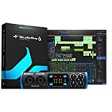 Studio Equipment Presonus Studio 26c, 2-In/4-Out, 192 kHz, USB-C audio interface with software bundle including Studio One Artist, Ableton Live Lite DAW and