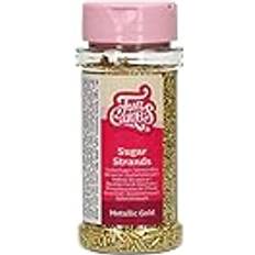 Funcakes Metallic Gold Sugar Strands 80g