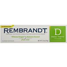 Rembrandt Plus Premium Whitening Toothpaste Fluoride Peroxide Fresh Mint