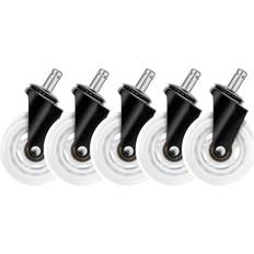 Gaming Hjul til Gamingstol Hvid 5-Pack