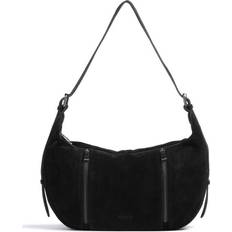 Núnoo Suede Small Stella Hobo bag black