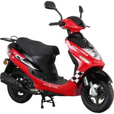 Alpha Motors Mofaroller CityLeader 50 ccm 25 kmh EURO 5 rot