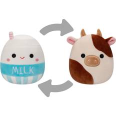 Squishmallows Flip A Ronnie the Cow/Melly the Milk Carton,13 cm