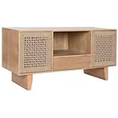 Beige Seinäkaapit Home ESPRIT furniture Beige Natural Jute Pinewood Wall Cabinet