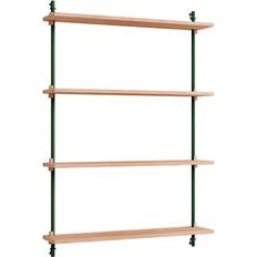Grøn - Træ Hylder Moebe Wall Shelving WS.115.1 Væghylde 92cm