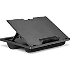 Laptop Stands Navaris Laptop Tray Adjustable Laptop Lap Tray, Laptop Stand Desk, Lap Tray with Cushion, Laptop Table, Drawing Table Tray, Laptop Tray for Sofa