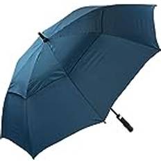 Blåa - Golfparaplyer X-Brella Automatisk premium vindbeständigt golfparaply automatisk öppning – marinblå Marinblått Xsp, Klassiskt
