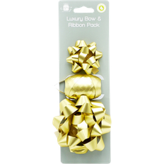 Cheap Gift Wrap Ribbons Luxury Gift ribbon og Bow Gold