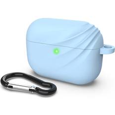 Dirose Silicone Protective Case with Hook for Apple AirPods Pro