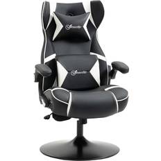 Vinsetto Gamingstolar Vinsetto Gamingstol Med Inbyggd Högtalare Rundbas Läder