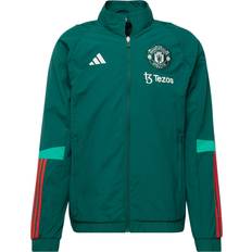 Corduroy Vêtements d'extérieur Adidas Prematch Joggingjacke Manchester United - Collegiate Green/Core Green/Active Red